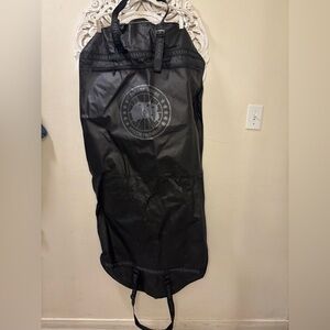 Authentic Canada Goose Logo 52”x24”Snap Button Foldable Black Garment Bag